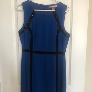 Blue sheath dress